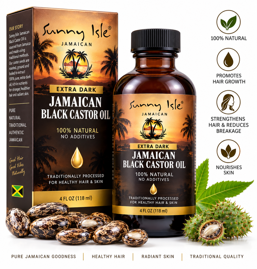 Sunny Isle Extra Dark Jamaican Black Castor Oil-118ml (4fl oz)