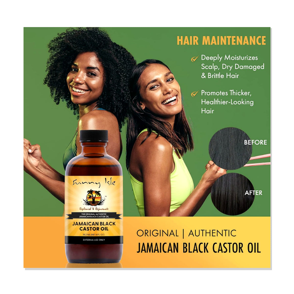 Sunny Isle Extra Dark Jamaican Black Castor Oil-118ml (4fl oz)