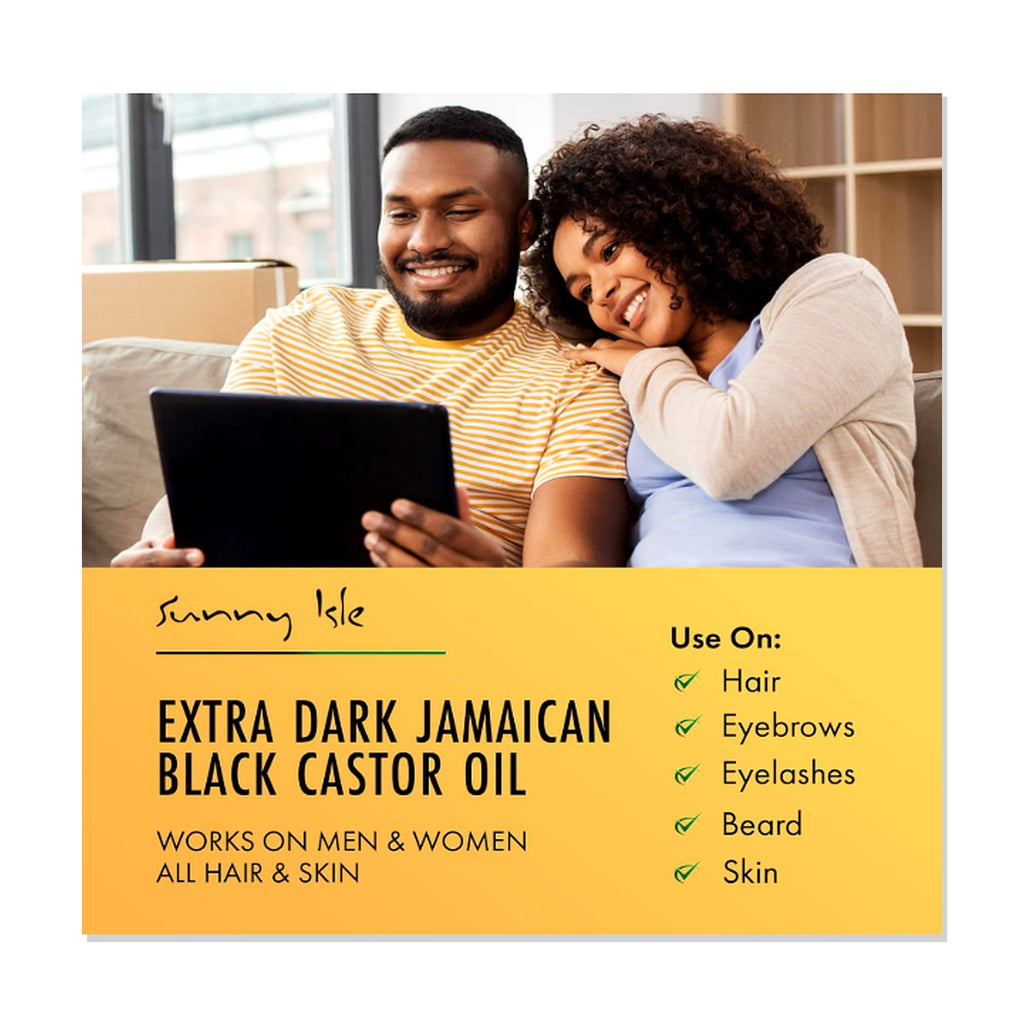 Sunny Isle Extra Dark Jamaican Black Castor Oil-118ml (4fl oz)