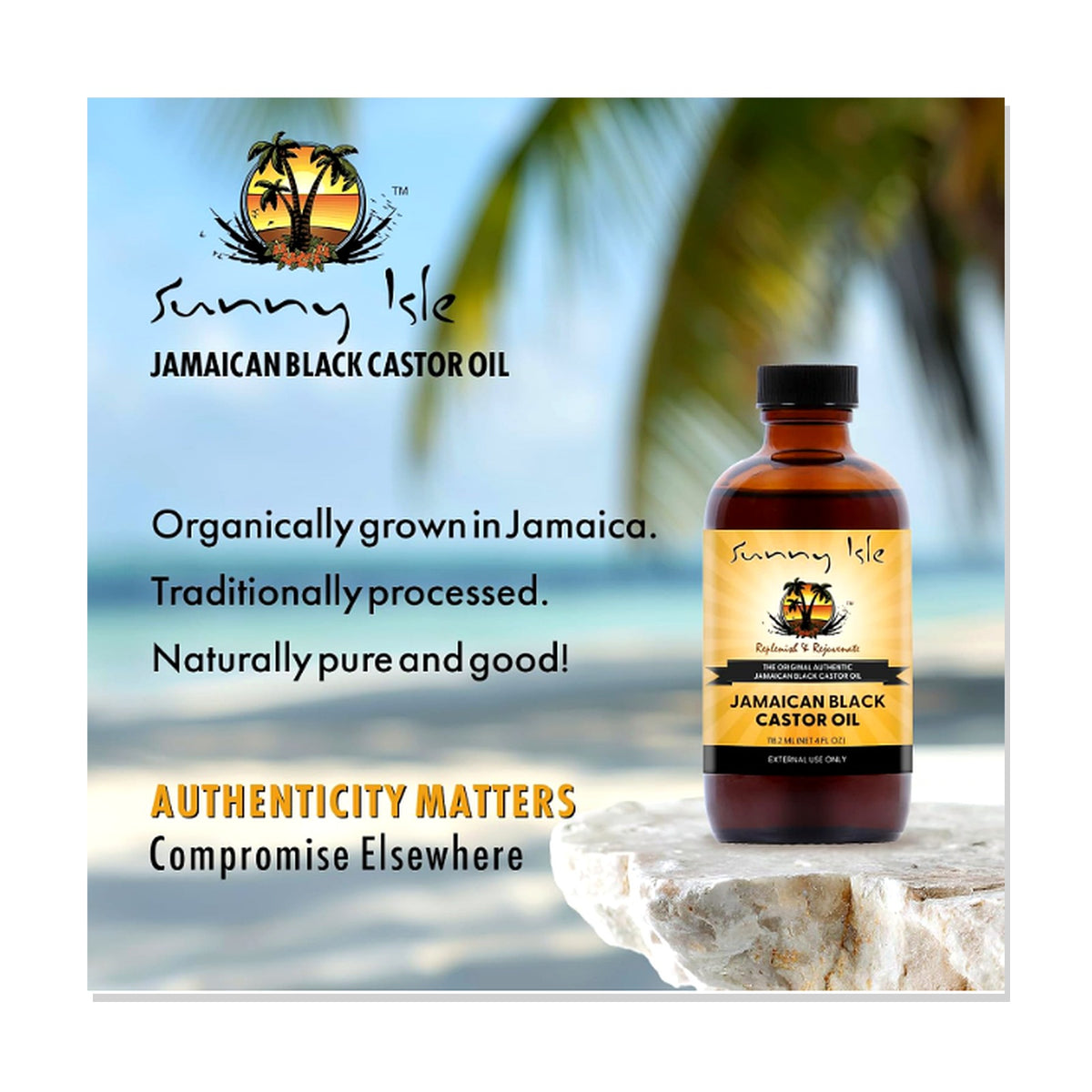Sunny Isle Extra Dark Jamaican Black Castor Oil-118ml (4fl oz)