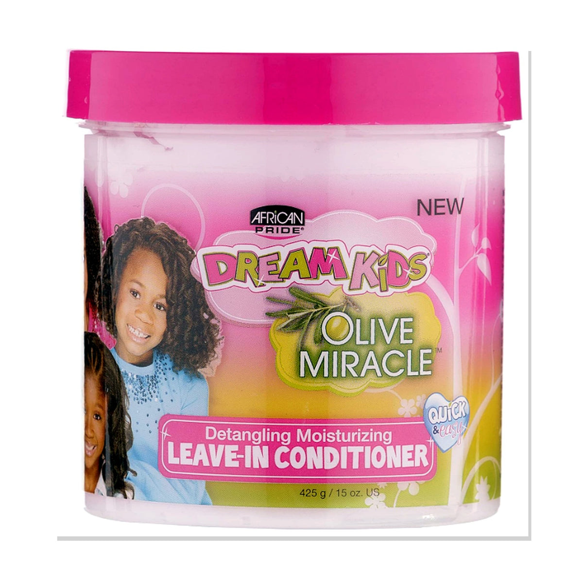 African Pride Dream Kids Olive Miracle 2-in-1 Detangling Moisturizing Conditioner – 425g